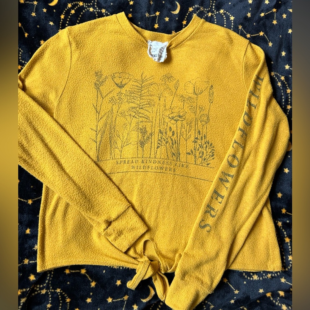 Wildflowers long sleeve top